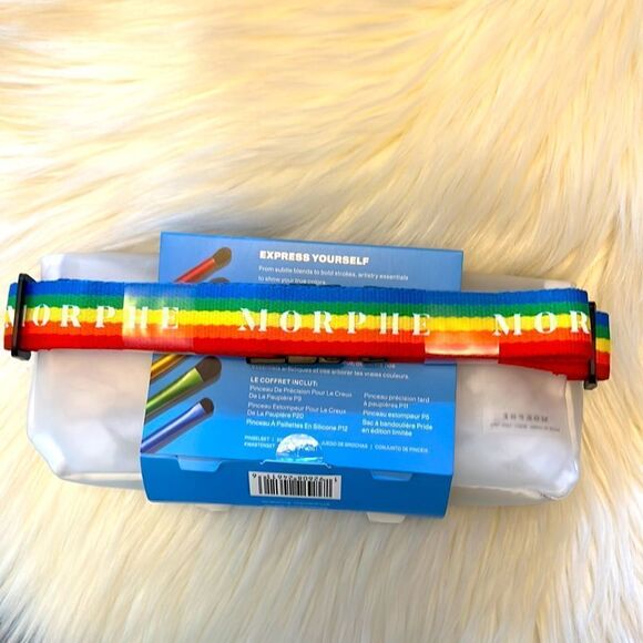 Morphe Made With Pride Limited Edition Full Size Brush Set With Pride Belt Bag - Picture 5 of 9